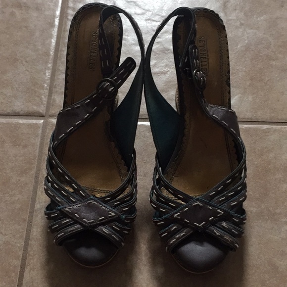 Seychelles Shoes - Pre-loved multicolored wedges